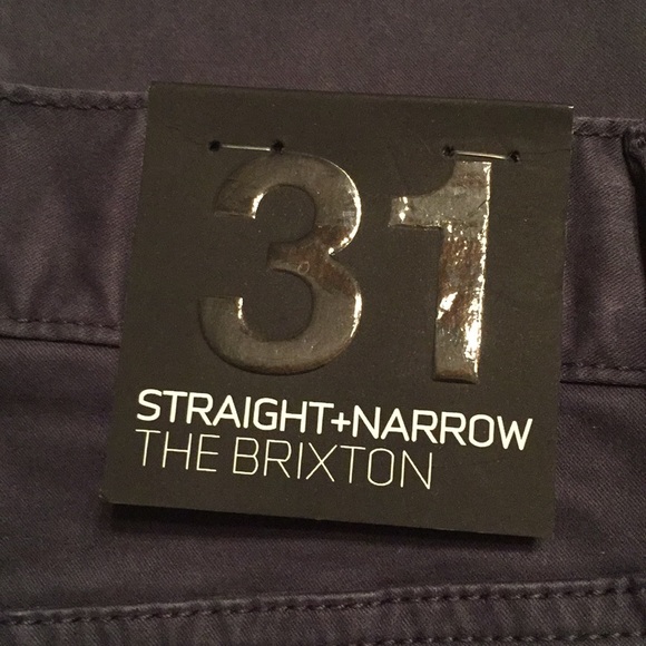 Dark grey joe's straight narrow jeans - Picture 5 of 7